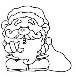 Раскраска: Дед мороз (Персонажи) #104816 - Бесплатные раскраски для печати