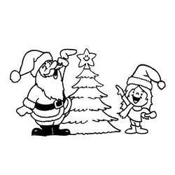 Раскраска: Дед мороз (Персонажи) #104917 - Бесплатные раскраски для печати
