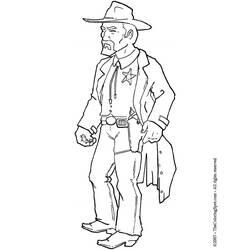 Раскраска: шериф (Персонажи) #107436 - Бесплатные раскраски для печати