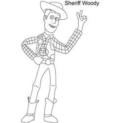 Раскраска: шериф (Персонажи) #107515 - Бесплатные раскраски для печати