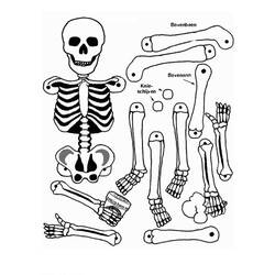 Раскраска: скелет (Персонажи) #147419 - Бесплатные раскраски для печати