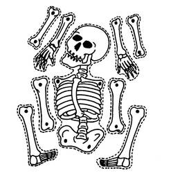 Раскраска: скелет (Персонажи) #147523 - Бесплатные раскраски для печати