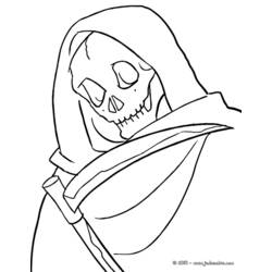 Раскраска: скелет (Персонажи) #147542 - Бесплатные раскраски для печати