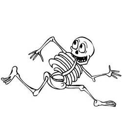 Раскраска: скелет (Персонажи) #147544 - Бесплатные раскраски для печати