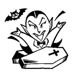 Раскраска: вампир (Персонажи) #86011 - Бесплатные раскраски для печати