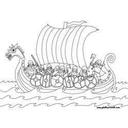 Раскраска: викинг (Персонажи) #149359 - Бесплатные раскраски для печати