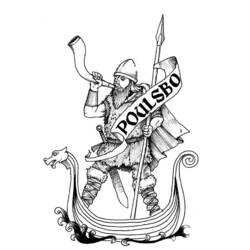 Раскраска: викинг (Персонажи) #149366 - Бесплатные раскраски для печати
