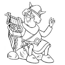 Раскраска: викинг (Персонажи) #149372 - Бесплатные раскраски для печати
