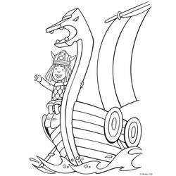 Раскраска: викинг (Персонажи) #149389 - Бесплатные раскраски для печати