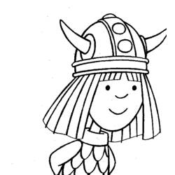 Раскраска: викинг (Персонажи) #149454 - Бесплатные раскраски для печати