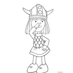 Раскраска: викинг (Персонажи) #149460 - Бесплатные раскраски для печати