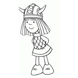 Раскраска: викинг (Персонажи) #149496 - Бесплатные раскраски для печати