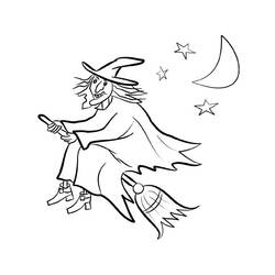 Раскраска: ведьма (Персонажи) #108160 - Бесплатные раскраски для печати