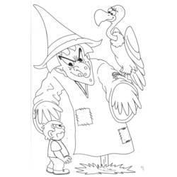 Раскраска: ведьма (Персонажи) #108223 - Бесплатные раскраски для печати