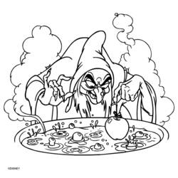Раскраска: ведьма (Персонажи) #108312 - Бесплатные раскраски для печати