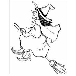 Раскраска: ведьма (Персонажи) #108325 - Бесплатные раскраски для печати