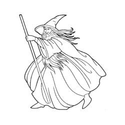 Раскраска: колдун (Персонажи) #107845 - Бесплатные раскраски для печати