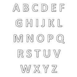 Раскраска: алфавит (образования) #124587 - Бесплатные раскраски для печати