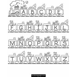 Раскраска: алфавит (образования) #124672 - Бесплатные раскраски для печати