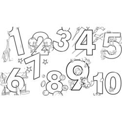 Раскраска: чисел (образования) #125135 - Бесплатные раскраски для печати