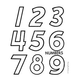 Раскраска: чисел (образования) #125275 - Бесплатные раскраски для печати