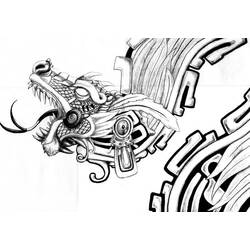 Раскраска: Ацтекская мифология (Боги и богини) #111546 - Бесплатные раскраски для печати