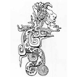 Раскраска: Ацтекская мифология (Боги и богини) #111591 - Бесплатные раскраски для печати