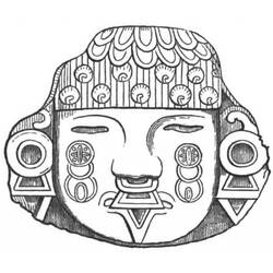Раскраска: Ацтекская мифология (Боги и богини) #111707 - Бесплатные раскраски для печати