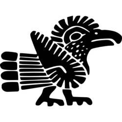 Раскраска: Ацтекская мифология (Боги и богини) #111782 - Бесплатные раскраски для печати