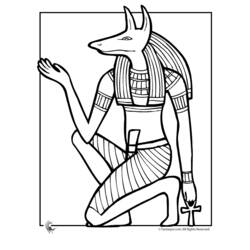 Раскраска: Египетская мифология (Боги и богини) #111147 - Бесплатные раскраски для печати