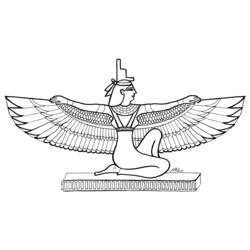 Раскраска: Египетская мифология (Боги и богини) #111174 - Бесплатные раскраски для печати