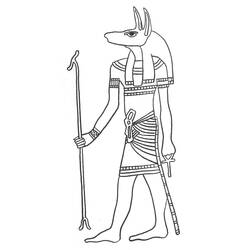 Раскраска: Египетская мифология (Боги и богини) #111269 - Бесплатные раскраски для печати