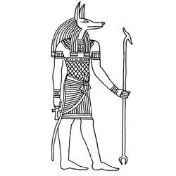 Раскраска: Египетская мифология (Боги и богини) #111329 - Бесплатные раскраски для печати