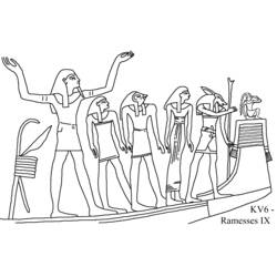 Раскраска: Египетская мифология (Боги и богини) #111495 - Бесплатные раскраски для печати