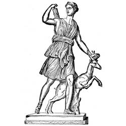 Раскраска: Греческая мифология (Боги и богини) #109618 - Бесплатные раскраски для печати