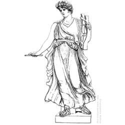 Раскраска: Греческая мифология (Боги и богини) #109624 - Бесплатные раскраски для печати