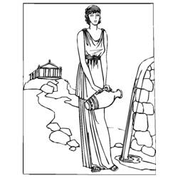 Раскраска: Греческая мифология (Боги и богини) #109689 - Бесплатные раскраски для печати