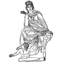 Раскраска: Греческая мифология (Боги и богини) #109769 - Бесплатные раскраски для печати