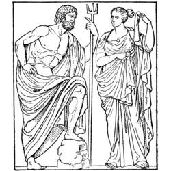Раскраска: Греческая мифология (Боги и богини) #109772 - Бесплатные раскраски для печати