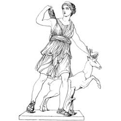Раскраска: Греческая мифология (Боги и богини) #109858 - Бесплатные раскраски для печати