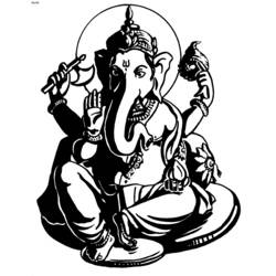 Раскраска: Индуистская мифология (Боги и богини) #109226 - Бесплатные раскраски для печати