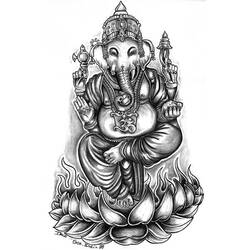 Раскраска: Индуистская мифология (Боги и богини) #109233 - Бесплатные раскраски для печати