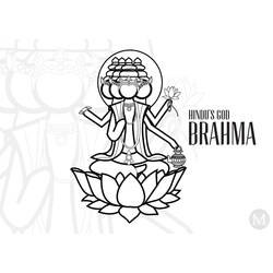 Раскраска: Индуистская мифология (Боги и богини) #109238 - Бесплатные раскраски для печати