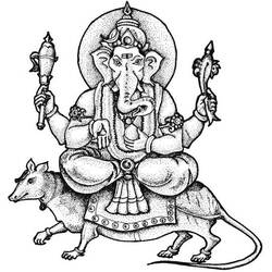 Раскраска: Индуистская мифология (Боги и богини) #109249 - Бесплатные раскраски для печати