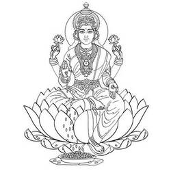 Раскраски: Индуистская мифология - Бесплатные раскраски для печати