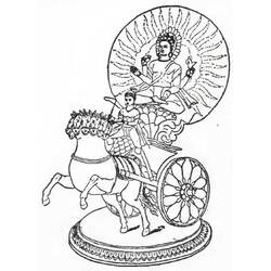 Раскраска: Индуистская мифология (Боги и богини) #109277 - Бесплатные раскраски для печати