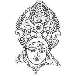 Раскраска: Индуистская мифология (Боги и богини) #109325 - Бесплатные раскраски для печати