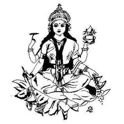 Раскраска: Индуистская мифология (Боги и богини) #109350 - Бесплатные раскраски для печати