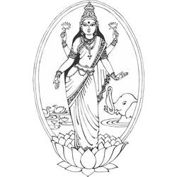 Раскраска: Индуистская мифология (Боги и богини) #109359 - Бесплатные раскраски для печати
