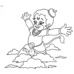 Раскраска: Индуистская мифология (Боги и богини) #109367 - Бесплатные раскраски для печати